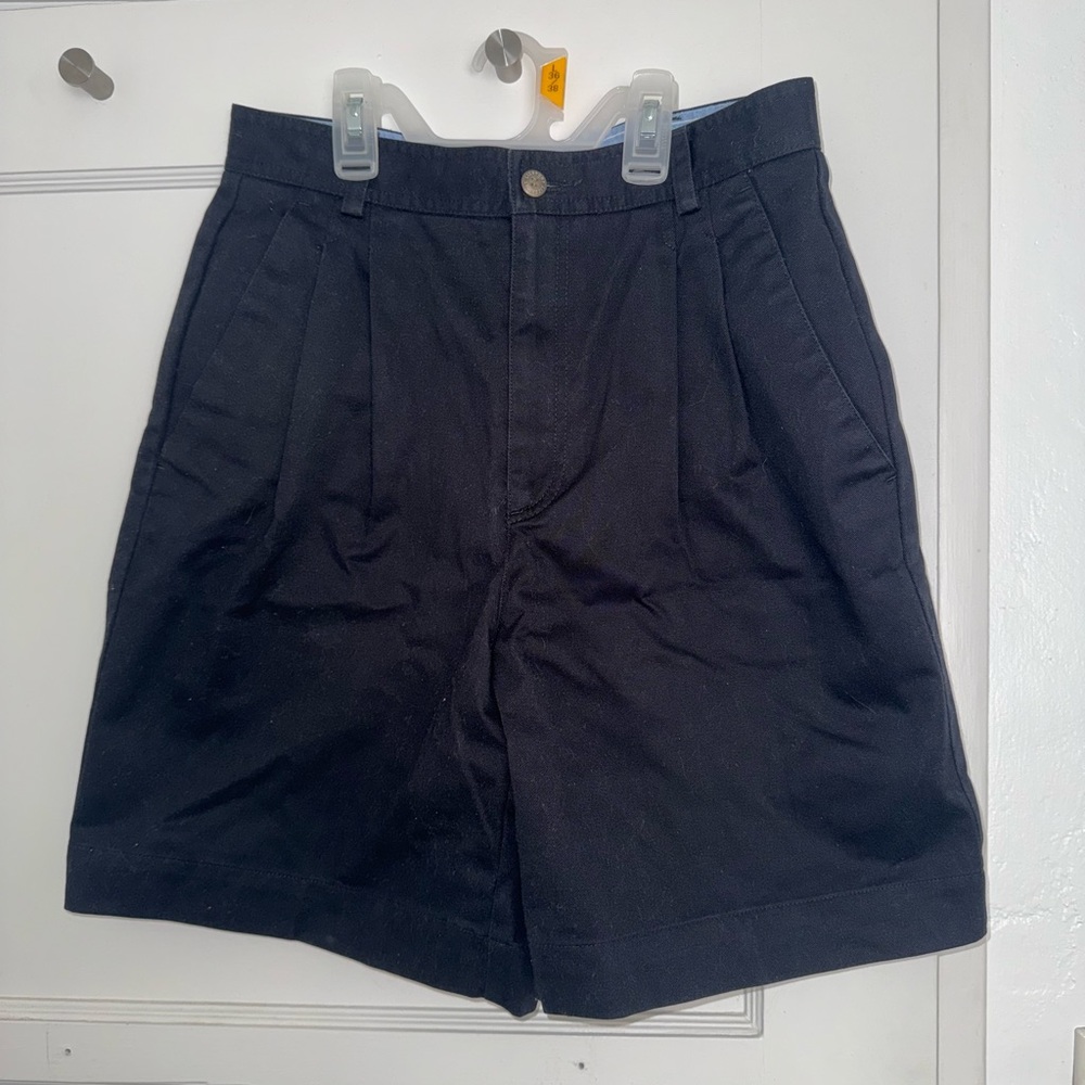 Liz Claiborne Women's Dark Navy Flat Front Shorts